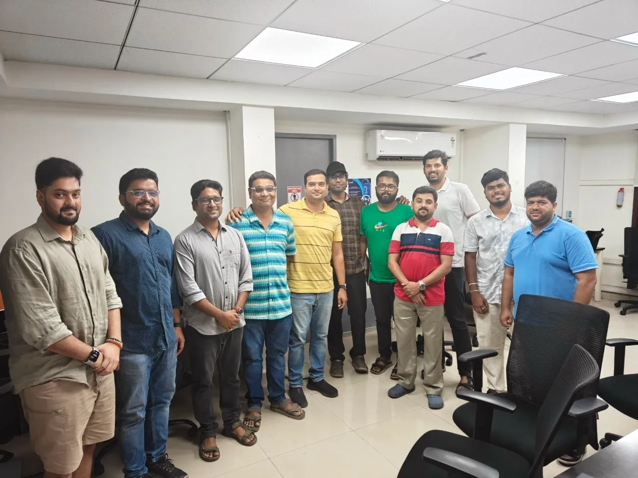 Group photo of leaders at a Tech Coach Circle meetup
